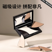 MOOEKISS 木柯诗 修容三色单阴影鼻影侧影哑光修容高光一体盘 #02白皙肤色