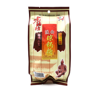老锅坊富平流曲镇琼锅糖 手工制作 非物质文化遗产 白芝麻300g2袋