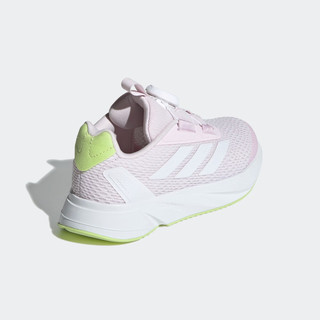 adidas DURAMO SL BOA K旋转按钮休闲运动鞋女小童阿迪达斯 粉色/白色/黄绿色 28(165mm)