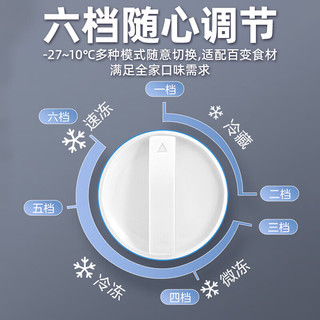 美的（Midea）202升家用冰柜小型冷藏冷冻转换一级能效冷柜专利减霜小型商用雪柜BD/BC-202KMA极地白 【202升】一级能效减霜