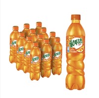 MIRINARA 美年达 百事可乐 美年达 橙味 汽水碳酸饮料 500ml*12瓶 整箱装