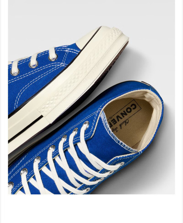 converse匡威1970s男女运动高帮帆布鞋克莱因蓝蓝色a06529ca06529c375
