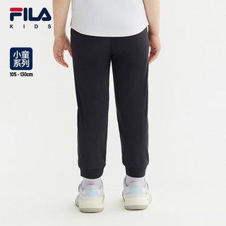 FILA【旋冰科技】斐乐童装儿童长裤季女小童网球运动裤 RD宝蓝-NV 105