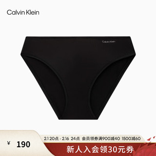 Calvin Klein内衣24春夏新款女简约字母印花棉质裆性感低腰比基尼内裤QD5118