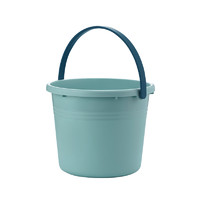 CHAHUA 茶花 水桶家用大号塑料桶洗脸盆学生宿舍用盆桶套装桶盆带盖桶储水