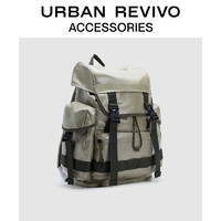 URBAN REVIVO 冬男士时尚机能风织带设计背包UAMB30040