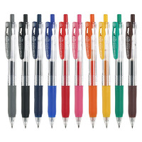 88VIP：ZEBRA 斑马牌 日本ZEBRA斑马JJ15彩色按动中性笔水笔学生用速干签字笔多种规格