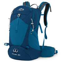 鹰图登山包男女户外徒步包运动双肩包大容量爬山轻便旅行通勤水袋背包 深蓝色 35升背包