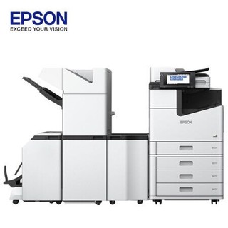EPSON 爱普生 WF-C21000c A4/A3+彩色喷墨阵列式数码复合机 大型办公 大容量进纸器+连接单元+鞍式装订器