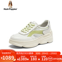 暇步士（Hush Puppies）老爹鞋女士运动休闲网面厚底板鞋HZ927AM4