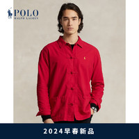 Polo Ralph Lauren 拉夫劳伦 男装 24春农历新年经典版外套式衬衫RL17707 600-红色 XL