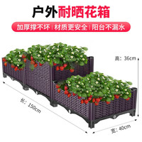 冲鸭农场 GO DUCKS 原起点 阳台花箱 户外种菜箱 150*40*36 倒T型