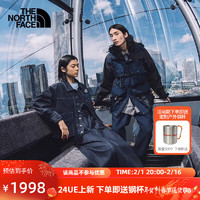 北面（The North Face）UE先锋设计短款夹克女户外运动外套休闲工装口袋24春夏新品|8851 DG7/蓝色 L/165