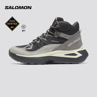 萨洛蒙（Salomon）男女款 户外运动防水透气中帮徒步登山鞋 ODYSSEY ELMT MID GTX 墨黑色 474372 6.5 (40)