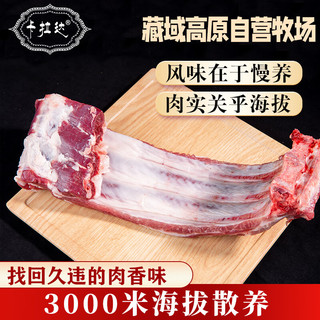 卡拉达藏香猪 排骨800g 藏区3000米海拔散养 含肋排清蒸烧烤  源头直发