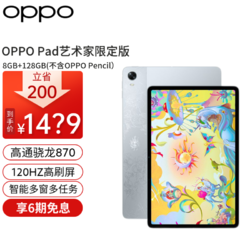 OPPO 藝術家定制版 11英寸平板電腦 8GB+128GB WiFi版