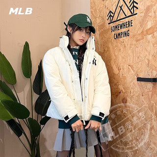 美职棒（MLB）外套男女装 新款NY纽约洋基队运动休闲服连帽时尚保暖宽松羽绒服 3ADJB1126-50