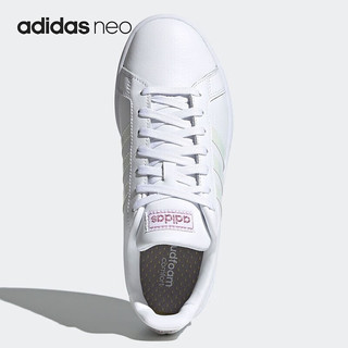 adidas 阿迪达斯 NEO运动鞋女鞋复古时尚板鞋耐磨轻便透气休闲鞋FZ4261