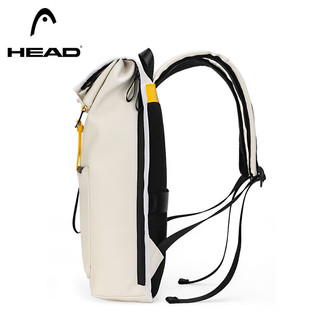 海德（HEAD）双肩包男电脑背包男防泼水通勤旅行出差背包 白色 
