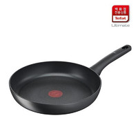 特福（Tefal）法国产 特福tefal镀钛5层3X不沾锅炒锅28cm 28cm 平底锅