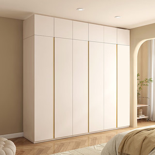 木月衣柜现代简约北欧储物柜子E0级衣橱18mm厚卧室家具1.5*2.2米 1.5米衣柜