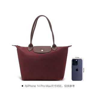 LONGCHAMP 珑骧 女士中号长柄可折叠单肩包饺子包2605 089