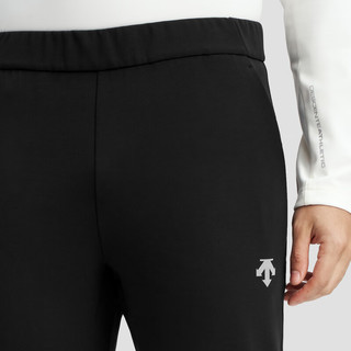 DESCENTE迪桑特跑步系列运动男士针织运动长裤春季 BK-BLACK XL (180/88A)