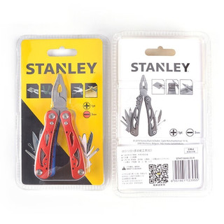 史丹利（STANLEY）迷你12合1多功能工具钳组合折叠工具钳子多用便携钳子 STHT70648-23-R（红色）