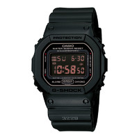 CASIO 卡西欧 旗舰店DW-5600MS防水小方块男士手表官网官方正品 G-SHOCK