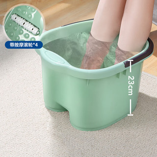 LYNN加厚加大 泡脚桶 加深洗脚盆  足浴桶足疗桶 水桶塑料盆 带提手