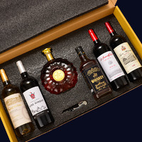 法国红酒礼盒装高档赤霞珠干红甜白葡萄酒整箱套装