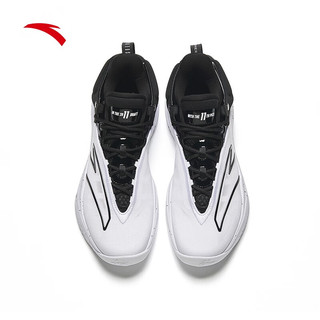 ANTA 安踏 篮球鞋男氮科技实战汤普森碳板可调高帮运动鞋112331101 黑八-1 6.5(男39)