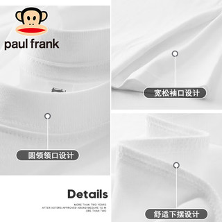 大嘴猴（paul frank）长袖T恤女士2024春季宽松圆领潮流ins百搭上衣女白色M PFATT233911W白色 M【体重90-110斤】