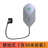 巴斯巴新能源电动汽车家用充电桩7KW比亚迪理想小鹏充电桩 7KW米壁挂式(含30m安装)