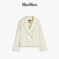 Max Mara 麦丝玛拉 女士短款大衣 6041034106 象牙白 36