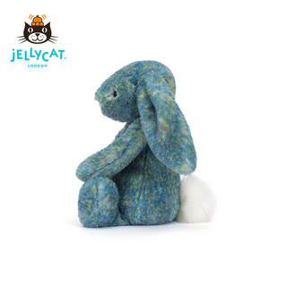 Jellycat英国25周年致臻害羞庆典蓝邦尼兔安抚毛绒玩具抱枕 致臻害羞庆典蓝邦尼兔 H31 X W12 CM