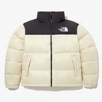 北面 THENORTHFACE北面1996 NUPTSE奶白可收纳帽立领防水鹅绒服NJ1DP75