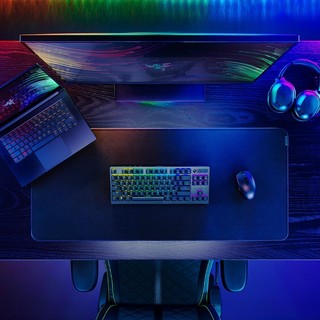 雷蛇（Razer） 噬魂金蝎V2无线版光学机械矮轴电竞游戏键盘USB蓝牙三模 无线竞技版（线性光学矮轴）