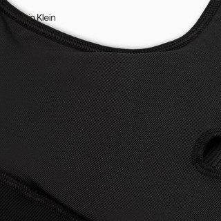 Calvin Klein运动24春夏新款女士U型背可卸垫中度支撑瑜伽健身文胸4WS4K220 001-太空黑 M