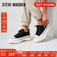 STEVE MADDEN/思美登溶解鞋厚底女士休闲帆布鞋女 EDALINE 黑色 34