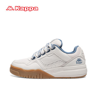 KAPPA卡帕女鞋街头潮流面包鞋厚底增高滑板鞋透气运动休闲鞋 月灰色-四季款 39