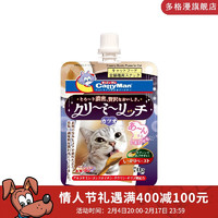 多格漫 日本猫零食 宠物猫咪露70g猫咪液体膏状猫条湿粮 鲣鱼