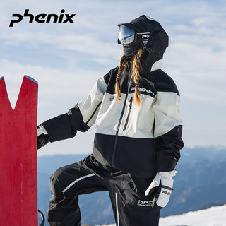 phenixphenix SP27 3L全压胶 单双板滑雪服 户外防水硬壳外套男女款 白紫 S