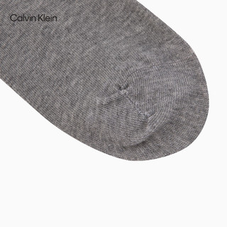 Calvin Klein Jeans24春夏男士撞色字母提花舒适休闲中筒袜子LS000358 230-炭灰 OS