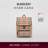 BURBERRY 博柏利 儿童 Vintage 格纹棉质双肩包80541201