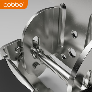 卡贝（cobbe）180度90度折叠自锁铰链合页桌椅茶几家具固定件下翻折叠五金配件 90度折叠铰链-彩锌