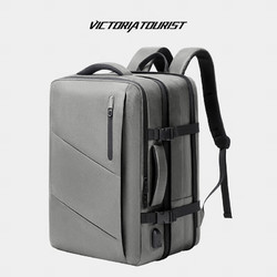 victoriatourist 维多利亚旅行者 双肩包男大容量旅行背包可扩容商务17.3英寸电脑包V9012