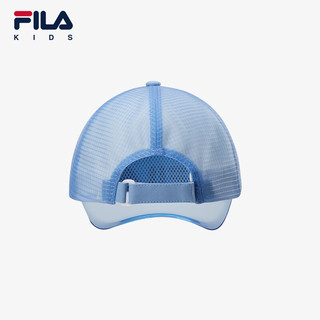 FILA斐乐儿童防帽子2024夏季小童男女童棒球帽 冰释蓝-LB S