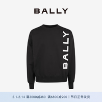 BALLY/巴利【】男士春夏黑色棉质针织衫6306688 黑色 XL