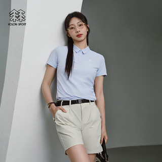 KOLON SPORT 可隆户外短袖T恤保罗速干吸湿露营徒步运动翻领POLO衫